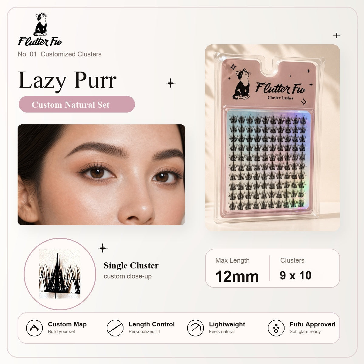 Lazy Purr Customized Clusters