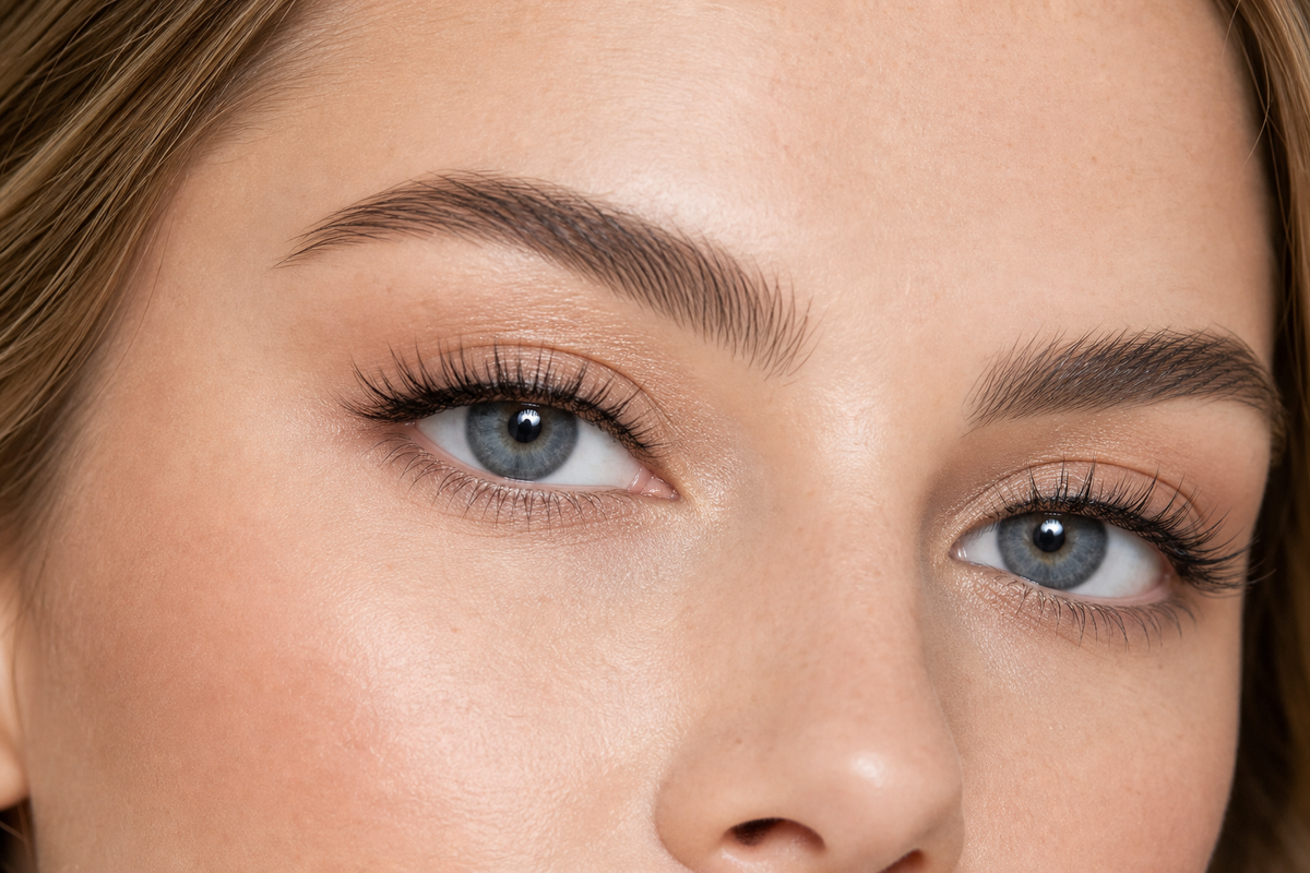 Morning Stretch Customized Clusters customized cluster lashes model try-on result by Flutter Fu