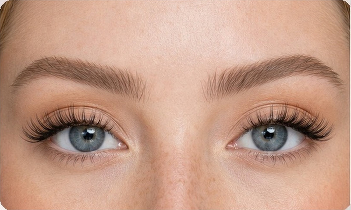 Milk Whiskers Adhesive-free Clusters adhesive-free cluster lashes model try-on result by Flutter Fu