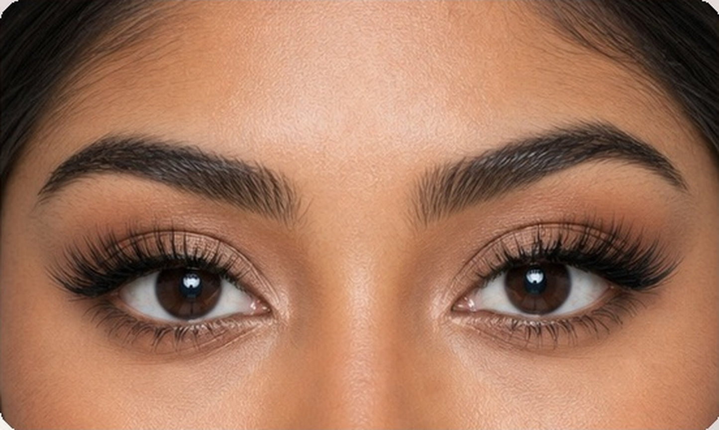 Window Watcher Adhesive-free Clusters adhesive-free cluster lashes model try-on result by Flutter Fu