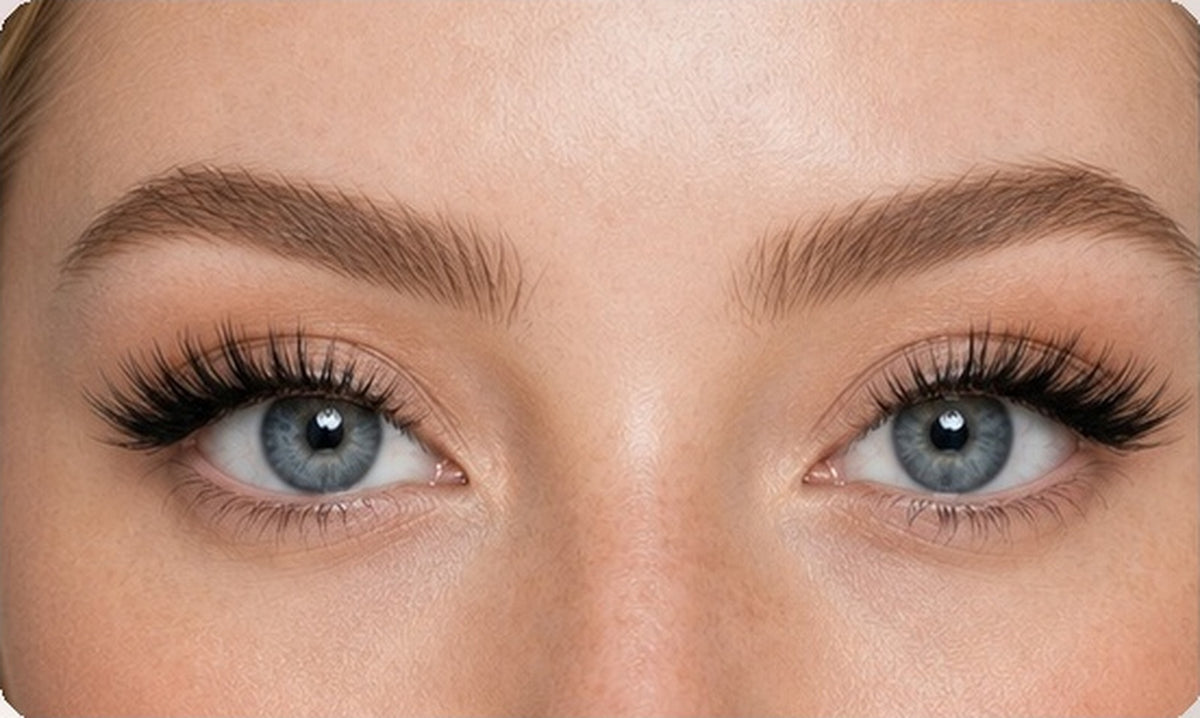 Velvet Paws Adhesive-free Clusters adhesive-free cluster lashes model try-on result by Flutter Fu