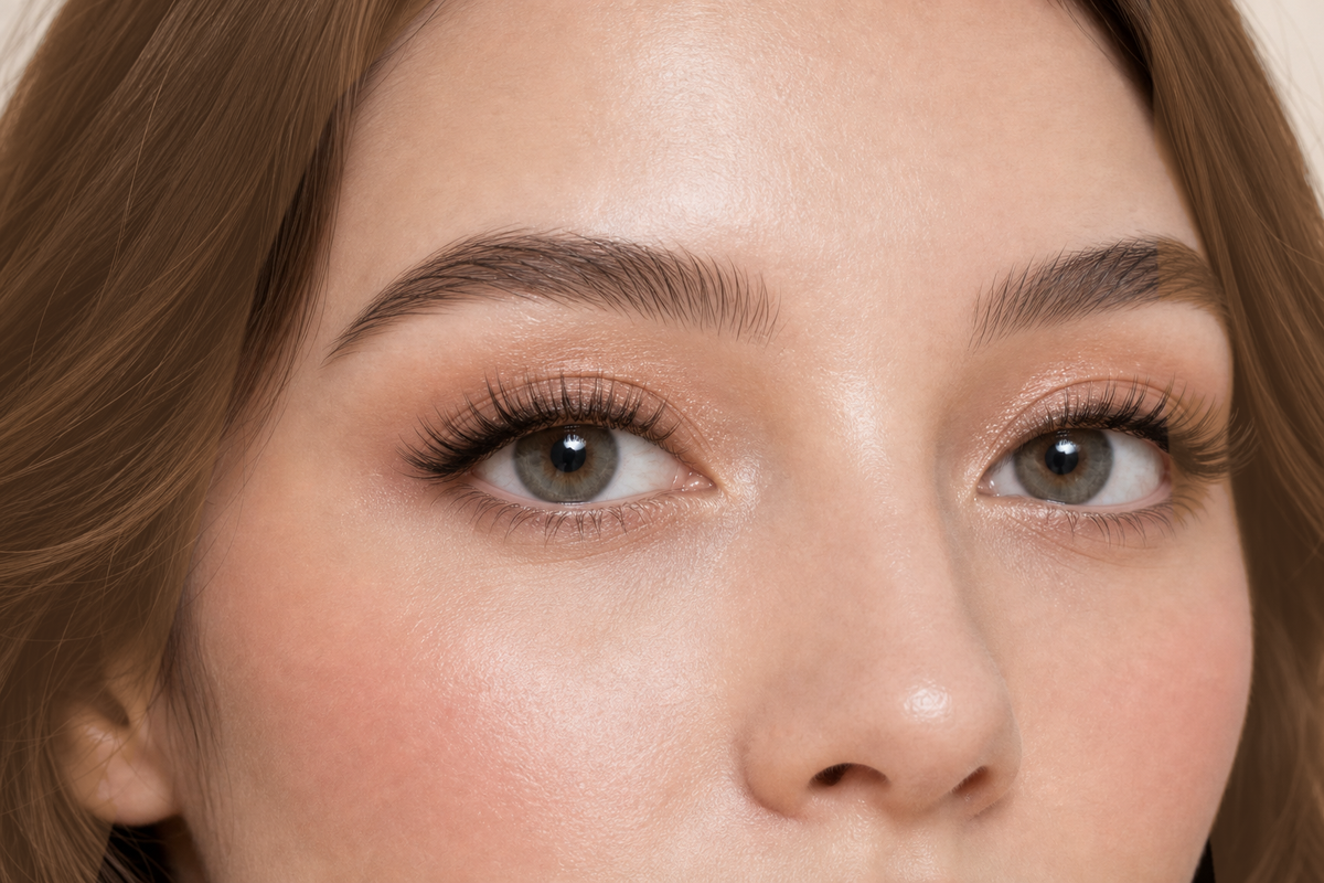 Velvet Paws Customized Clusters customized cluster lashes model try-on result by Flutter Fu