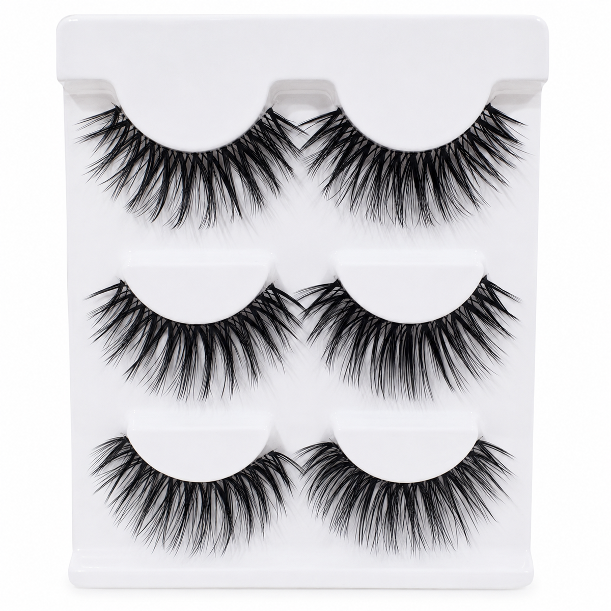 Attention Human strip lashes product packaging by Flutter Fu