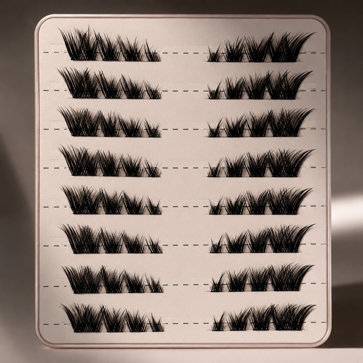 Golden Hour Flutter Fu cluster lashes product packaging