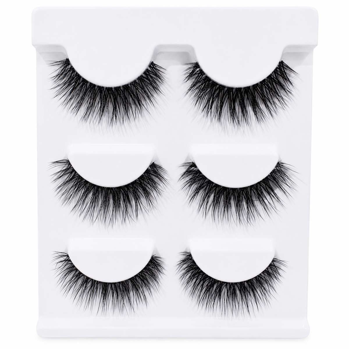 Velvet Nap strip lashes product packaging by Flutter Fu