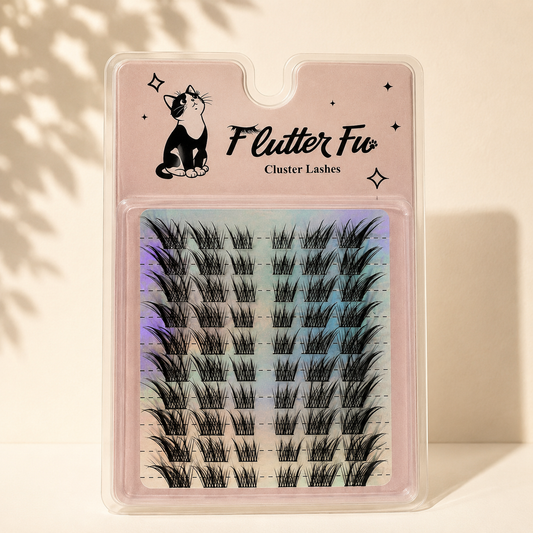 Window Watcher Customized Clusters customized cluster lashes product packaging by Flutter Fu
